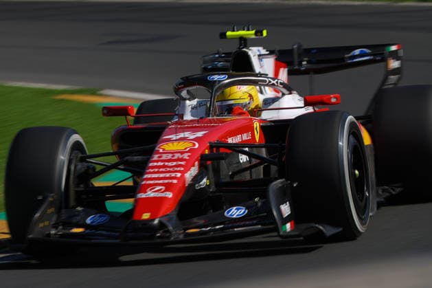 44 Lewis Hamilton (GBR) Scuderia Ferrari HP (ITA) Ferrari SF-26 during the Free Practices of Qatar Airways Australian Grand Prix of Formula One at the Albert Park Circuit in Melbourne on Australia on March 06, 2026 in Melbourne, Australia. (Photo by Philippe Nanchino Eurasia Images) Melbourne Albert Park Circuit Australia