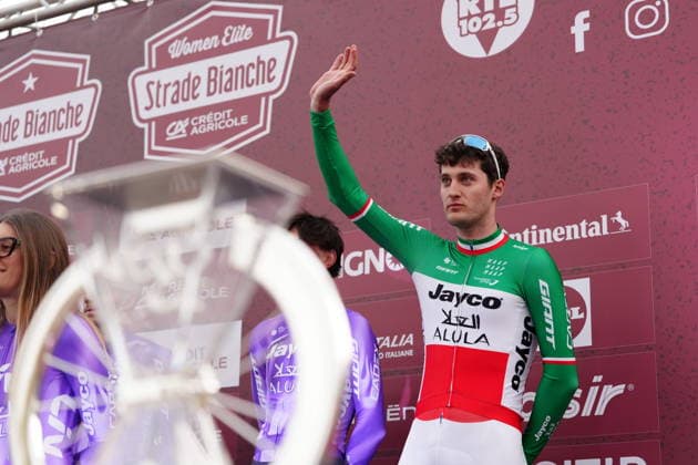 LIV-ALULA-JAYCO TEAM JAYCO ALULA during the team presentation of the Strade Bianche e Strade Bianche Women cycling race in Siena - Tuscany - Italy - Friday, March 6 2026. - cycling  Copyright: xPaolone xLaPressex