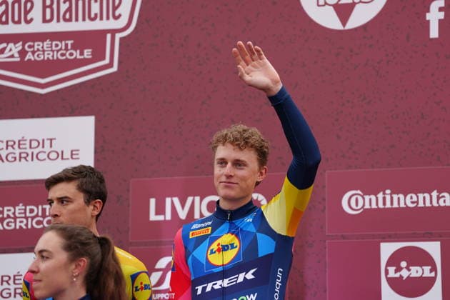 LIDL-TREK during the team presentation of the Strade Bianche e Strade Bianche Women cycling race in Siena - Tuscany - Italy - Friday, March 6 2026. - cycling  Copyright: xPaolone xLaPressex