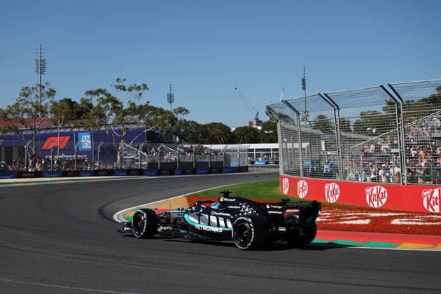 MELBOURNE, AUSTRALIA - MARCH 6: George Russell of Great Britain driving the (63) Mercedes AMG PETRONAS F1 Team F1 W17 during practice ahead of the F1 Grand Prix of Australia at Albert Park Circuit on March 6, 2026 in Melbourne, Australia.(Photo by Qian Jun Paddocker-SPP) Copyright: xQianxJunx xPaddocker-SPPx Sportspressphoto_SPR103326