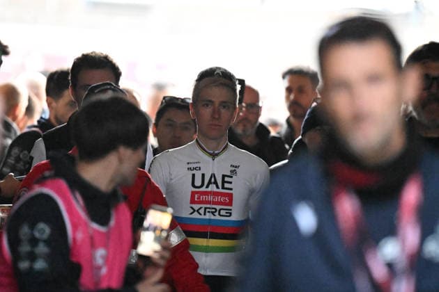 06-03-2026 Presentazione Squadre Strade Bianche 2026; 2026, Uae Emirates - Xrg; Pogacar, Tadej; Siena; 