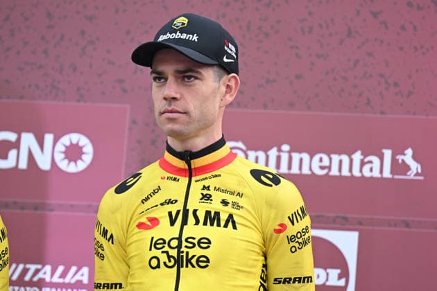 06-03-2026 Presentazione Squadre Strade Bianche 2026; 2026, Visma - Lease A Bike; Van Aert, Wout; Siena; 