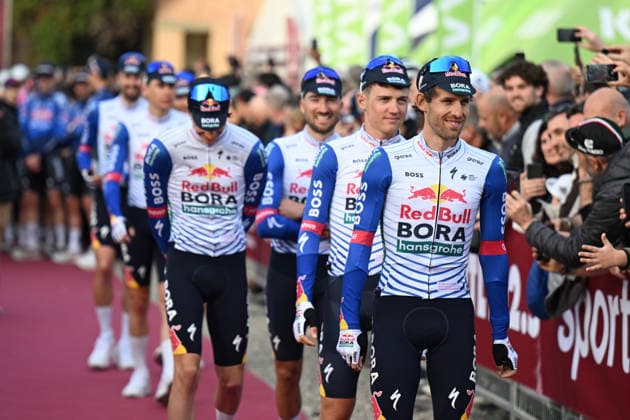 06-03-2026 Presentazione Squadre Strade Bianche 2026; 2026, Red Bull - Bora Hansgrohe; Siena; 