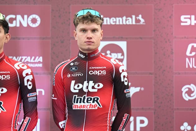 06-03-2026 Presentazione Squadre Strade Bianche 2026; 2026, Lotto - Intermarche; Van Eetvelt, Lennert; Siena; 