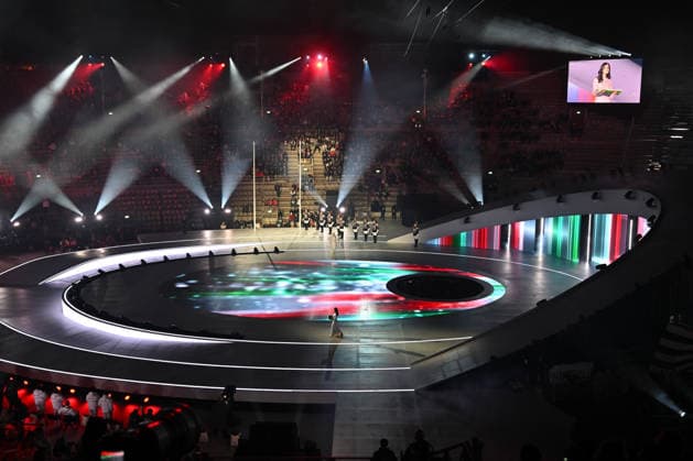 Paralympic Winter games, Winterspiele,Spiele, Summer games opening ceremony of Milano-Cortina 2026 on March 6, 2026 at Arema of Verona in Verona, Italy during Paralympic Winter Games - Opening Ceremony, Olympic Winter Games Milano-Cortina 2026 in Verona, Italy, March 06 2026  Copyright: xAlessioxMarini IPAxSportx xipa-agency.netx xx IPA_72472019 IPA_Agency_IPA72472019