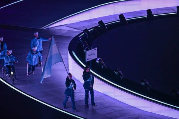 Paralympic Winter games, Winterspiele,Spiele, Summer games opening ceremony of Milano-Cortina 2026 on March 6, 2026 at Arema of Verona in Verona, Italy during Paralympic Winter Games - Opening Ceremony, Olympic Winter Games Milano-Cortina 2026 in Verona, Italy, March 06 2026  Copyright: xAlessioxMarini IPAxSportx xipa-agency.netx xx IPA_72472006 IPA_Agency_IPA72472006