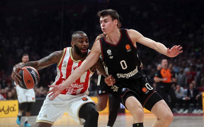 CRVENA ZVEZDA vs BAYERN CODI MILLER MCINTYRE, basketball player of Crvena zvezda, during Euroleague match against Bayern Munchen and NENO DIMITRIJEVIC, at Belgrade Arena. Belgrade, 06.03.2026. photo: MN Press photo BASKETBALL, EUROLEAGUE, CRVENA ZVEZDA, BAYERN Belgrade Belgrade Arena Serbia Copyright: xMNxPressx