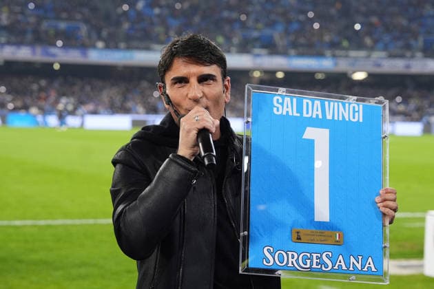 Sal Da Vinci during the Serie A EniLive soccer match between Napoli and Torino at the Diego Armando Maradona stadium, Italy - Naples Friday March 06, 2026 - Soccer ( Photo by Alfredo Falcone LaPresse )  Copyright: xAlfredoxFalcone LaPressex
