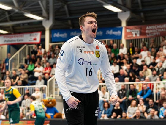 Pascal Bochmann (VfL Eintracht Hagen, 16) jubelt TuSEM Essen vs. VfL Eintracht Hagen, Handball, 2. Bundesliga, 23. Spieltag, Saison 2025 2026, 06.03.2026 TuSEM Essen vs. VfL Eintracht Hagen, Handball, 2. Bundesliga, 23. Spieltag, Saison 2025 2026, 06.03.2026 Essen Copyright: xEibner-Pressefoto DamianxKruczynx EP_DKI