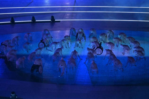 GIOCHI OLIMPICI - Olimpiadi Invernali Milano-Cortina 2026 - Paralympic Winter games, Winterspiele,Spiele, Summer games - Opening Ceremony Paralympic Winter Games opening ceremony of Milano-Cortina 2026 on March 6, 2026 at Arema of Verona in Verona, Italy during Paralympic Winter Games - Opening Ceremony, Olympic Winter Games Milano-Cortina 2026 in Verona, Italy, March 06 2026 Cortina D Ampezzo Italy  Copyright: xIPAxSport ABACAx