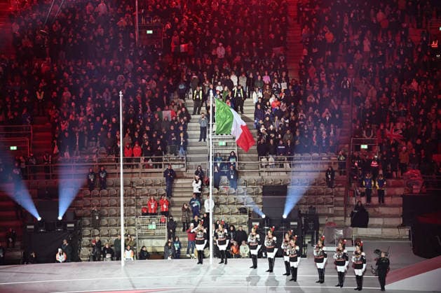 GIOCHI OLIMPICI - Olimpiadi Invernali Milano-Cortina 2026 - Paralympic Winter games, Winterspiele,Spiele, Summer games - Opening Ceremony Paralympic Winter Games opening ceremony of Milano-Cortina 2026 on March 6, 2026 at Arema of Verona in Verona, Italy during Paralympic Winter Games - Opening Ceremony, Olympic Winter Games Milano-Cortina 2026 in Verona, Italy, March 06 2026 Cortina D Ampezzo Italy  Copyright: xIPAxSport ABACAx
