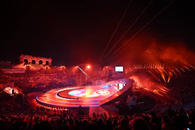 Paralympic Winter games, Winterspiele,Spiele, Summer games opening ceremony of Milano-Cortina 2026 on March 6, 2026 at Arema of Verona in Verona, Italy during Paralympic Winter Games - Opening Ceremony, Olympic Winter Games Milano-Cortina 2026 in Verona, Italy, March 06 2026  Copyright: xAlessioxMarini IPAxSportx xipa-agency.netx xx IPA_72474262 IPA_Agency_IPA72474262