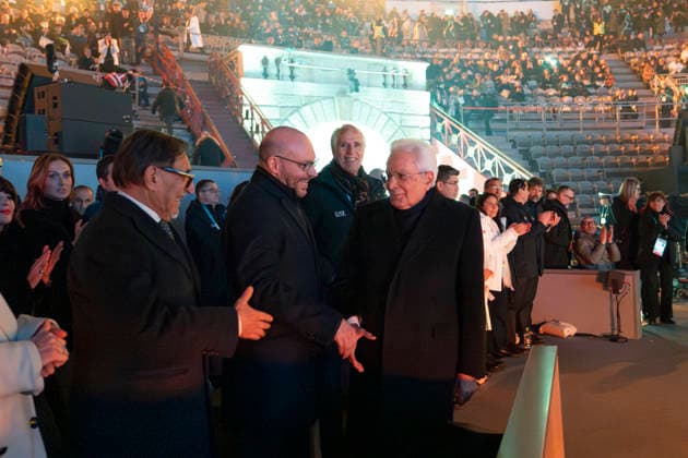 March 6, 2026, Verona: Il Presidente della Repubblica Sergio Mattarella alla cerimonia di apertura dei Giochi Paralimpici Invernali Milano Cortina 2026, Verona, 6 marzo 2026.ANSA Francesco Ammendola - Ufficio per la Stampa e la Comunicazione della Presidenza della Repubblica +++ UFFICIO STAMPA +++ FOTO NON IN VENDITA - DA USARE SOLO PER FINI GIORNALISTICI +++ NPK +++ .--- An handout picture provided by Quirinale press office shows the italian President of the Republic Sergio Mattarella at the opening ceremony of the Milan-Cortina 2026 Paralympic Winter games, Winterspiele,Spiele, Summer games Verona, 6 March 2026 ANSA Francesco Ammendola - Office for Press and Communications of the Presidency of the Republic ANSA Quirinale press office handout +++ ANSA PROVIDES ACCESS TO THIS HANDOUT PHOTO TO BE USED SOLELY TO ILLUSTRATE NEWS REPORTING OR COMMENTARY ON THE FACTS OR EVENTS DEPICTED IN THIS IMAGE - NO ARCHIVING - NO LICENSING - NPK Al Via La Cerimonia Delle Paralimpiadi, Applausi Per Mattarella  - ZUMAa110 20260306_zaf_a110_024 Copyright: xUfficioxStampaxQuirinalex