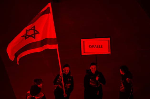 ITALY, VERONA - MARCH 6, 2026: Israel s national team, Nationalteam during the opening ceremony of 2026 Paralympic Winter games, Winterspiele,Spiele, Summer games at the Verona Arena. Mikhail Tereshchenko TASS  89667147