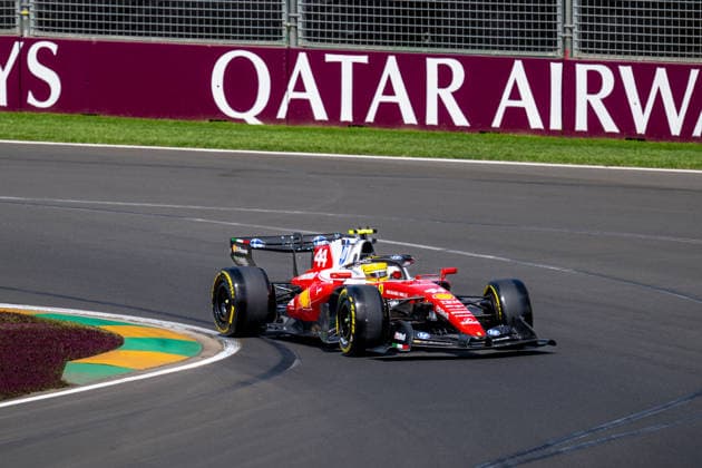 Formula One GP Melbourne Australia. Friday, March 06, 2026 Lewis Hamilton 44, Scuderia Ferrari HP; Formula One GP Melbourne Australia. Friday, March 06, 2026 Copyright: xBEAUTIFULxSPORTS Erlhofx