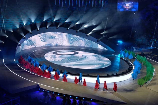 Milano Cortina 2026 Paralympic Winter games, Winterspiele,Spiele, Summer games Opening Ceremony The XIV Edition of the Paralympic Winter Games, the Opening Ceremony of the Milano Cortina 2026 Paralympic Winter Games, takes place at Verona Olympic Arena in Verona, Italy, on March 6, 2026. Verona Italy Italy  Copyright: xRobertoxTommasinix originalFilename:tommasini-milanoco260306_npNhL.jpg