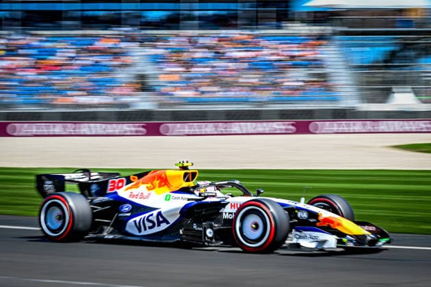 Formula One GP Melbourne Australia. Friday, March 06, 2026 Liam Lawson 30, Visa Cash App Racing Bulls Formula One Team; Formula One GP Melbourne Australia. Friday, March 06, 2026 Copyright: xBEAUTIFULxSPORTS Erlhofx
