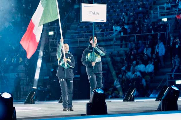 March 6, 2026, Verona: La presidente del Consiglio Giorgia Meloni alla cerimonia di apertura dei Giochi Paralimpici Invernali Milano Cortina 2026, Verona, 6 marzo 2026 ANSA UFFICIO STAMPA PALAZZO CHIGI FILIPPO ATTILI +++FOTO DIFFUSA DALL UFFICIO STAMPA - USARE SOLO PER ILLUSTRARE OGGI LA NOTIZIA INDICATA NEL TITOLO - NON ARCHIVIARE - NON VENDERE - NON USARE PER FINI NON GIORNALISTICI - NPK+++.---- An handout picture provided by Quirinale press office shows the italian President of the Council Giorgia Meloni at the opening ceremony of the Milan-Cortina 2026 Paralympic Winter games, Winterspiele,Spiele, Summer games Verona, 6 March 2026 ANSA PALAZZO CHIGI PRESS OFFICE FILIPPO ATTILI +++ ANSA PROVIDES ACCESS TO THIS HANDOUT PHOTO TO BE USED SOLELY TO ILLUSTRATE NEWS REPORTING OR COMMENTARY ON THE FACTS OR EVENTS DEPICTED IN THIS IMAGE - NO ARCHIVING - NO LICENSING - NPK Al Via La Cerimonia Delle Paralimpiadi, Applausi Per Mattarella  - ZUMAa110 20260306_zaf_a110_039 Copyright: xPalazzoxChigixPressxOfficex