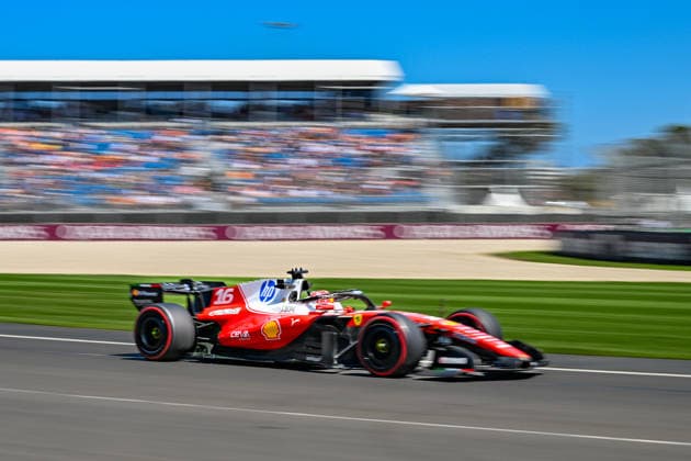 Formula One GP Melbourne Australia. Friday, March 06, 2026 Charles Leclerc 16, Scuderia Ferrari HP; Formula One GP Melbourne Australia. Friday, March 06, 2026 Copyright: xBEAUTIFULxSPORTS Erlhofx