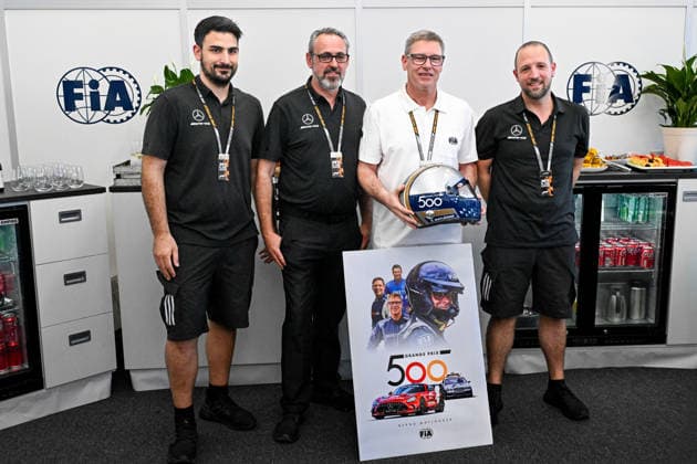 Formula One GP Melbourne Australia. Friday, March 06, 2026 Bernd Maylaender, 500th GP as F1 Safety Car Driver; Formula One GP Melbourne Australia. Friday, March 06, 2026 Copyright: xBEAUTIFULxSPORTS Erlhofx