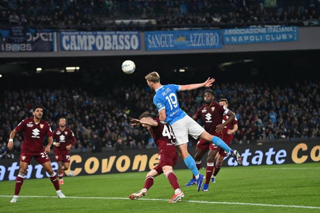 March 6, 2026, Napoli, Campania, ITALIA: Rasmus Hojlund of SSC Napoli During the 2025 26 Italian Serie A football match between SSC Napoli and FC Torino on March 6, 2026, at the Diego Armando Maradona Stadium in Naples...Pictured: Napoli ITALIA - ZUMAs236 20260306_aap_s236_023 Copyright: xFabioxSassox
