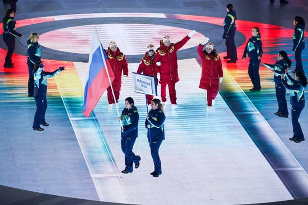ITALY, VERONA - MARCH 6, 2026: Russia s national team, Nationalteam during the opening ceremony of 2026 Paralympic Winter games, Winterspiele,Spiele, Summer games at the Verona Arena 2026 Paralympic Winter Games: Opening Ceremony  - ZUMAt113 20260306_zaa_t113_486 Copyright: xMikhailxTereshchenkox
