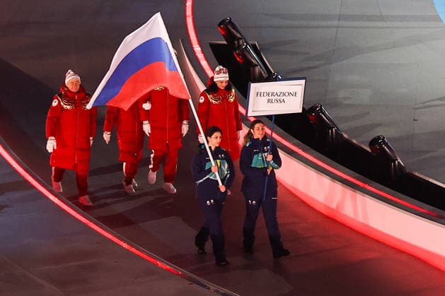 ITALY, VERONA - MARCH 6, 2026: Russia s national team, Nationalteam during the opening ceremony of 2026 Paralympic Winter games, Winterspiele,Spiele, Summer games at the Verona Arena 2026 Paralympic Winter Games: Opening Ceremony  - ZUMAt113 20260306_zaa_t113_487 Copyright: xMikhailxTereshchenkox