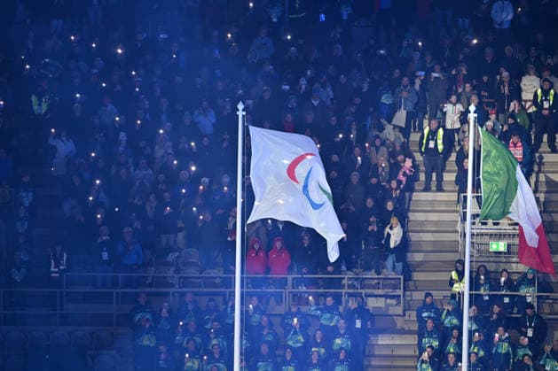 Paralympic Winter games, Winterspiele,Spiele, Summer games opening ceremony of Milano-Cortina 2026 on March 6, 2026 at Arema of Verona in Verona, Italy during Paralympic Winter Games - Opening Ceremony, Olympic Winter Games Milano-Cortina 2026 in Verona, Italy, March 06 2026  Copyright: xAlessioxMarini IPAxSportx xipa-agency.netx xx IPA_72477158 IPA_Agency_IPA72477158