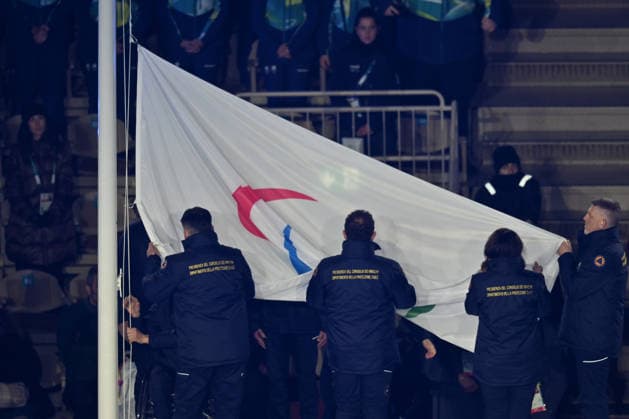 Paralympic Winter games, Winterspiele,Spiele, Summer games opening ceremony of Milano-Cortina 2026 on March 6, 2026 at Arema of Verona in Verona, Italy during Paralympic Winter Games - Opening Ceremony, Olympic Winter Games Milano-Cortina 2026 in Verona, Italy, March 06 2026  Copyright: xAlessioxMarini IPAxSportx xipa-agency.netx xx IPA_72477162 IPA_Agency_IPA72477162