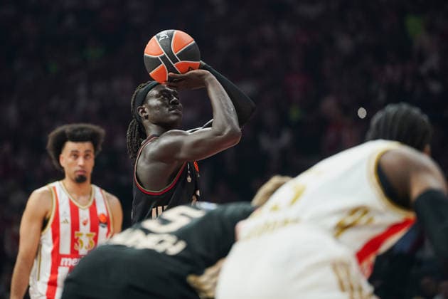 March 6, 2026, Belgrade, Vojvodina province, Serbia: 202636, Belgrade, Serbia - GABRIEL WENYEN in action during the Turkish Airlines EuroLeague Regular Season basketball match between Crvena Zvezda Meridianbet and FC Bayern Munich at the Belgrade arena. Belgrade Serbia - ZUMAd223 20260306_zip_d223_026 Copyright: xMarkoxDimicx