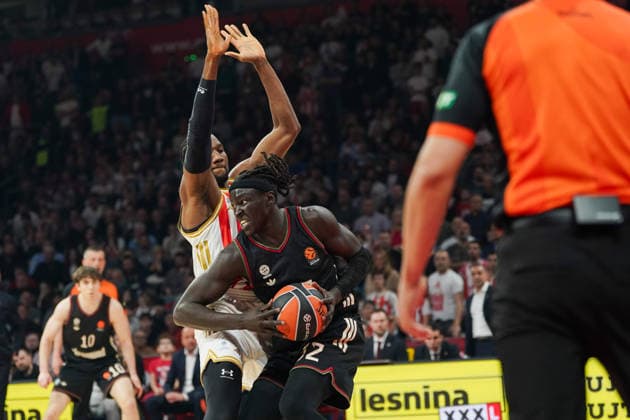 March 6, 2026, Belgrade, Vojvodina province, Serbia: 202636, Belgrade, Serbia - GABRIEL WENYEN in action during the Turkish Airlines EuroLeague Regular Season basketball match between Crvena Zvezda Meridianbet and FC Bayern Munich at the Belgrade arena. Belgrade Serbia - ZUMAd223 20260306_zip_d223_027 Copyright: xMarkoxDimicx