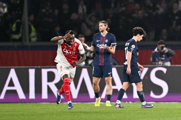 Paris Saint-Germain FC v AS Monaco FC - Ligue 1 McDonald s 2025 2026 09 Folarin BALOGUN (asm) during the Ligue 1 McDonald s match between Paris and Monaco FC at Parc des Princes on March 6, 2026 in Paris, France. Paris France  Copyright: xFEPx 776348316