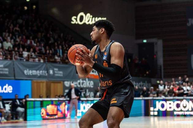 GER, easy-Credit Basketball-Bundesliga, Fitness First Würzburg Baskets - Niners Chemnitz. 06.03.2026, tectake ARENA Würzburg, Würzburg, GER, easy-Credit Basketball-Bundesliga, Fitness First Würzburg Baskets - Niners Chemnitz. Kostja Mushidi (Niners Chemnitz, 11) Foto Alexander Trienitz Würzburg tectake ARENA Würzburg Bayern Deutschland