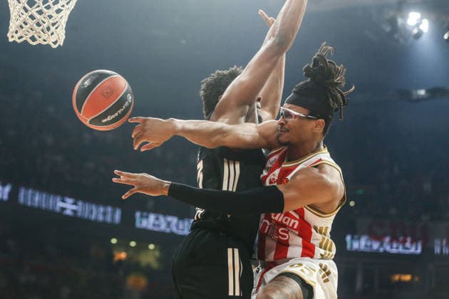 Crvena Zvezda Meridianbet v FC Bayern Munich - Euroleague BELGRADE, SERBIA - MARCH 06: Players in action during the EuroLeague Regular Season Round 30 match between Crvena Zvezda Meridianbet Belgrade and FC Bayern Munich at Belgrade Arena on March 06, 2026 in Belgrade, Serbia. Filip Stevanovic Anadolu Belgrade Serbia. Editorial use only. Please get in touch for any other usage.  Copyright: x2026xAnadoluxFilipxStevanovicx