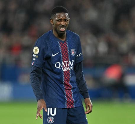 PSG vs AS Monaco: French Ligue 1 PARIS, FRANCE - MARCH 06: Ousmane Dembele of Paris Saint - Germain reacts during the French Ligue 1 (L1) soccer match between Paris Saint-Germain (PSG) and AS Monaco at Parc des Princes stadium in Paris, France on March 06, 2026. Mustafa Yalçin Anadolu Paris France. Editorial use only. Please get in touch for any other usage.  Copyright: x2026xAnadoluxMustafaxYalcÄ±nx