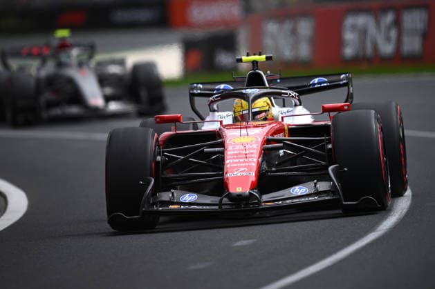 2026 AUSTRALIAN F1 GRAND PRIX, Lewis Hamilton of Ferrari during a Free Practice Session Three as part of the 2026 Australian Grand Prix at Albert Park Circuit in Melbourne, Saturday, March 7, 2026. ( NO ARCHIVING, EDITORIAL USE ONLY MELBOURNE VICTORIA AUSTRALIA  Copyright: xJOELxCARRETTx 20260307118212060714