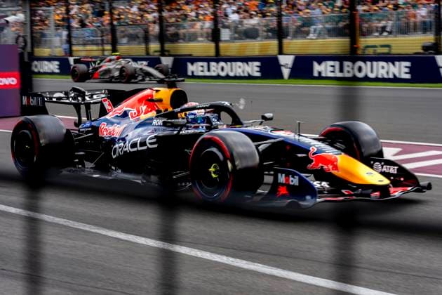 MELBOURNE - Formula 1 driver Max Verstappen of Oracle Red Bull Racing during Formula 1 Melbourne free practice and qualifying at Albert Park on March 7, 2025 in Melbourne, Australia. (Photo by DeFodi Images) -