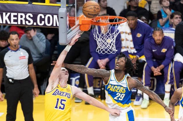 March 6, 2026, Los Angeles, California, USA: during an NBA, Basketball Herren, USA basketball game at Crypto.com Arena on Friday, March 6, 2026 in Los Angeles. NBA 2026: Pacers Vs Lakers  - ZUMAc68_ 20260306_zaf_c68_043 Copyright: xRingoxChiux