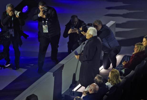 Milan Cortina Paralympics: Opening ceremony Italian President Sergio Mattarella declares the Milan Cortina Paralympics open during the opening ceremony at the Verona Arena, a Roman amphitheater in Verona, Italy, on March 6, 2026.  A14AA0005355651P