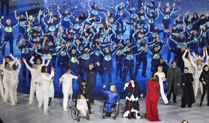 Milan Cortina Paralympics: Opening ceremony The opening ceremony of the Milan Cortina Paralympics is held at the Verona Arena, a Roman amphitheater in Verona, Italy, on March 6, 2026.  A14AA0005355727P