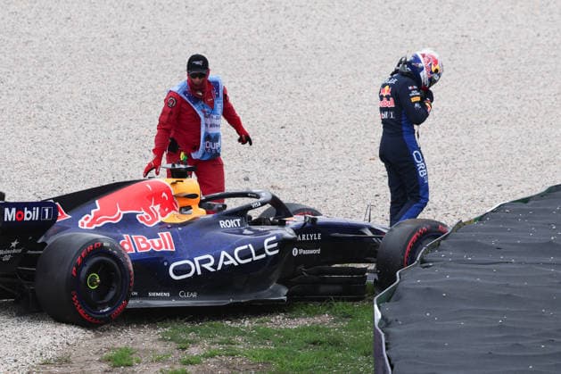 F1 Grand Prix Australia 2026 No.3 Max Verstappen (NED), Red Bull Racing, Ford Crash Unfall *** F1 Grand Prix Australia 2026 No 3 Max Verstappen NED , Red Bull Racing, Ford crash accident
