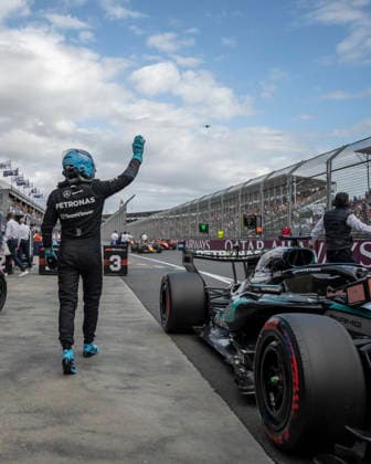 The qualification session Formula One Australian Grand Prix Melbourne EB Pole position qualifier George Russell Mercedes AMG Petronas F1 during the qualification session of the Formula One Australian Grand Prix at Albert Park in Melbourne on March 7, 2026.Photo by Eliot Blondet ABACAPRESS.COM Melbourne Australia Australia  Copyright: xBlondetxEliot ABACAx