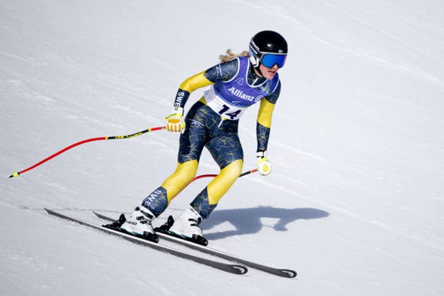260307 Ebba Arsjö of Sweden competes in the women s para alpin skiing downhill during day 1 of the Milano Cortina 2026 Winter Paralympic Games on March 7, 2026 in Cortina. Photo: Maxim Thore BILDBYRAN kod MT MT1009 alpint alpine skiing paralympic games paralympics paralympiska spel paralympiske leker vinter-paralympics winter paralympics milano cortina 2026 milano cortina 2026 winter paralympic games 1 bbeng störtlopp dam *** 260307 Ebba Arsjö of Sweden competes in the women s para alpine skiing downhill during day 1 of the Milano Cortina 2026 Winter Paralympic Games on March 7, 2026 in Cortina Photo Maxim Thore BILDBYRAN kod MT MT1009 alpint alpine skiing paralympic games paralympiska spel paralympiske leker vinter paralympics winter paralympics milano cortina 2026 milano cortina 2026 winter paralympic games 1 bbeng störtlopp dam  Copyright: MAXIMxTHORE BB260307MT009
