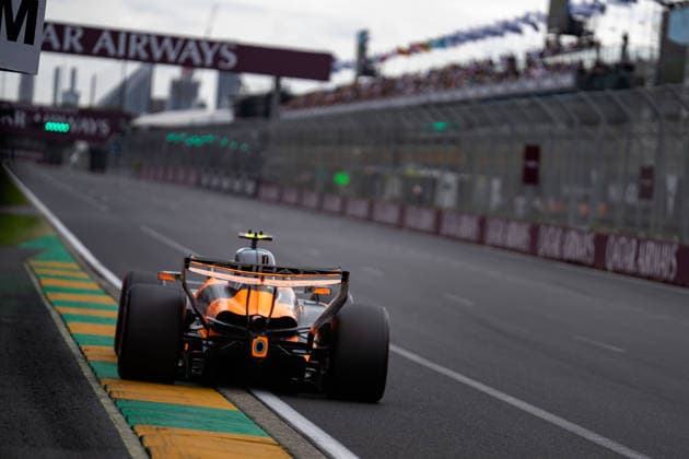 March 7, 2026, Melbourne, Victoria, Australia: (81) OSCAR PIASTRI - (AUS) - McLaren Mastercard F1 Team - McLaren MCL40 accelerates up Walker Straight on Saturday at the Formula 1 Qatar Airways Australian Grand Prix 2026. F1 2026: Australian Grand Prix: Setup  - ZUMAf186 20260307_zsp_f186_148 Copyright: xJamesxForresterx