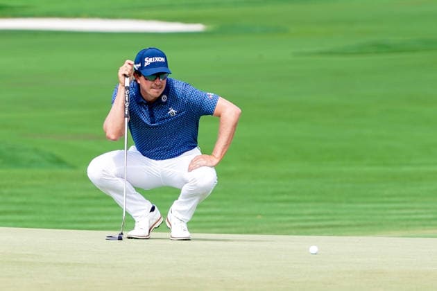 March 6, 2026, Orlando, Florida, USA: Nico Echavarria lines up a putt on the 5th green during the second round of the Arnold Palmer Invitational Pro-Am presented by Mastercard at Bay Hill Club & Lodge. PGA, Golf Herren 2026: Arnold Palmer Invitational - Round 2  - ZUMAw109 20260306_fap_w109_054 Copyright: xDebbyxWongx