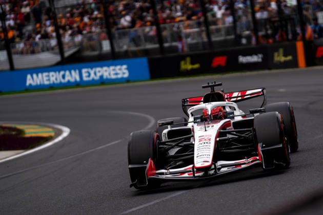 March 7, 2026, Melbourne, Victoria, Australia: (31) ESTEBAN OCON - (FRA) - TGR Haas F1 Team - Haas VF-26 at the final corner on Saturday at the Formula 1 Qatar Airways Australian Grand Prix 2026. Melbourne Australia - ZUMAf186 20260307_zsp_f186_144 Copyright: xJamesxForresterx