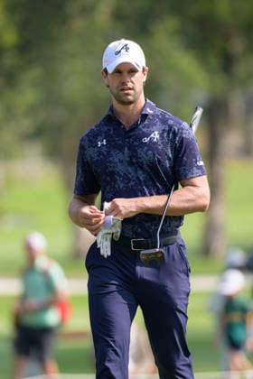 March 7, 2026, Hong Kong, Hong Kong Sar, China: Germanys Thomas DETRY holds the individual leaders position in the 3rd Round. LIV Golf Hong Kong 2026 Hong Kong China - ZUMAr144 20260307_zap_r144_028 Copyright: xJaynexRussellx