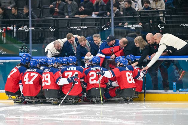 Team Czechia during the Paralympic Games Milano-Cortina 2026, Ice hockey, Eishockey match between Czechia vs Japan on March 6, 2026 at Arena di Verona in Verona, Italy during Paralympic Winter games, Winterspiele,Spiele, Summer games MILANO-CORTINA 2026 - Para ice hockey - Czechia vs Japan, Olympic Winter Games Milano-Cortina 2026 in Milano, Italy, March 07 2026  Copyright: xAlessioxMarini IPAxSportx xipa-agency.netx xx IPA_72495922 IPA_Agency_IPA72495922
