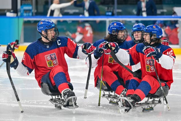 Team Czechia during the Paralympic Games Milano-Cortina 2026, Ice hockey, Eishockey match between Czechia vs Japan on March 6, 2026 at Arena di Verona in Verona, Italy during Paralympic Winter games, Winterspiele,Spiele, Summer games MILANO-CORTINA 2026 - Para ice hockey - Czechia vs Japan, Olympic Winter Games Milano-Cortina 2026 in Milano, Italy, March 07 2026  Copyright: xAlessioxMarini IPAxSportx xipa-agency.netx xx IPA_72495923 IPA_Agency_IPA72495923