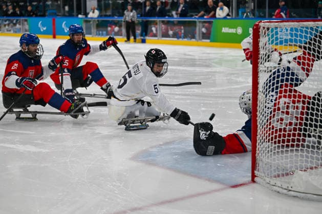 Team Japan in action during the Paralympic Games Milano-Cortina 2026, Ice hockey, Eishockey match between Czechia vs Japan on March 6, 2026 at Arena di Verona in Verona, Italyr during Paralympic Winter games, Winterspiele,Spiele, Summer games MILANO-CORTINA 2026 - Para ice hockey - Czechia vs Japan, Olympic Winter Games Milano-Cortina 2026 in Milano, Italy, March 07 2026  Copyright: xAlessioxMarini IPAxSportx xipa-agency.netx xx IPA_72495929 IPA_Agency_IPA72495929